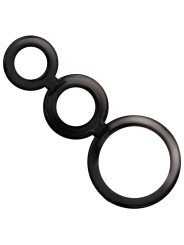 ADDICTED TOYS SET ANILLOS PENE Y TESTICULOS AHUMADO