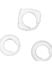 ADDICTED TOYS SET 3 ANILLOS PENE CLEAR