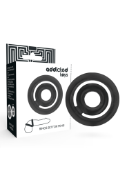 ADDICTED TOYS POTENZ SET ANILLOS PENE NEGRO