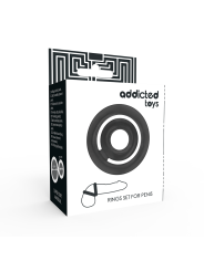 ADDICTED TOYS POTENZ SET ANILLOS PENE NEGRO