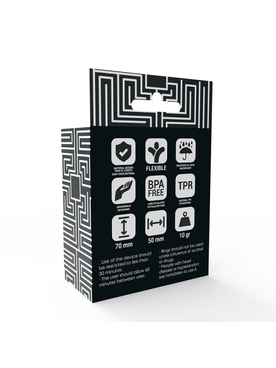 ADDICTED TOYS POTENZ SET ANILLOS PENE NEGRO