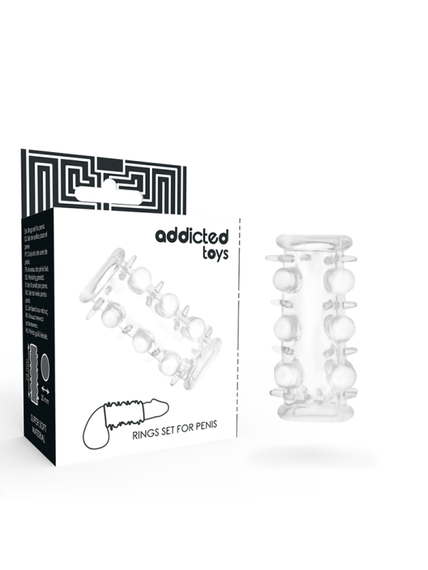 ADDICTED TOYS FUNDA PENE CLEAR