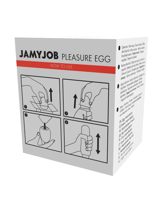 JAMYJOB HUEVO MASTURBADOR DISCRETO EDICION ROJO FUN