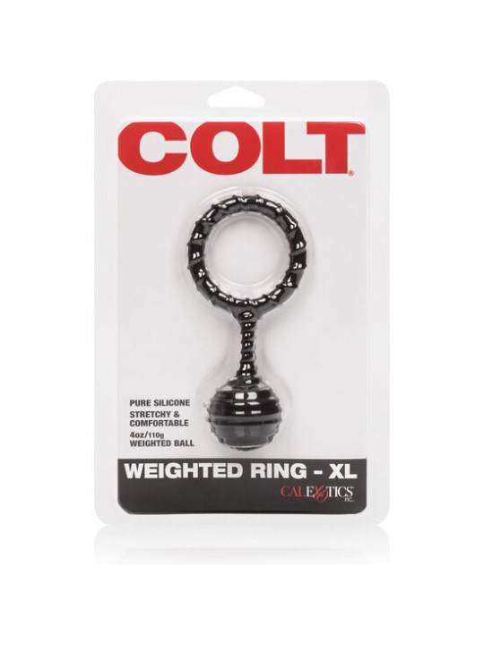 CALEXOTICS COLT ANILLO SILICONA PENE XL CON PESA