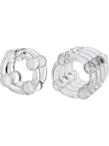 CALEXOTICS COLT ENHANCER RINGS ANILLOS PARA EL PENE TRANSPARENTES