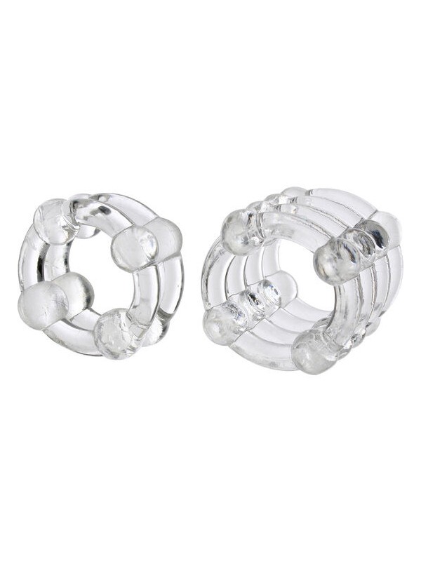 CALEXOTICS COLT ENHANCER RINGS ANILLOS PARA EL PENE TRANSPARENTES