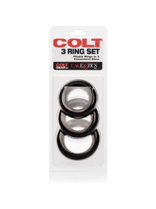 CALEXOTICS COLT SET 3 ANILLOS PENE Y TESTICULOS