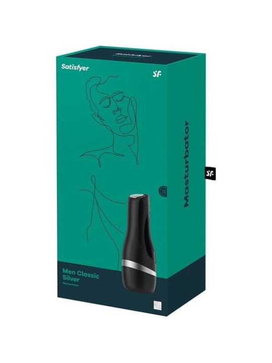 SATISFYER MASTURBADOR MEN CLASSIC NEGRO