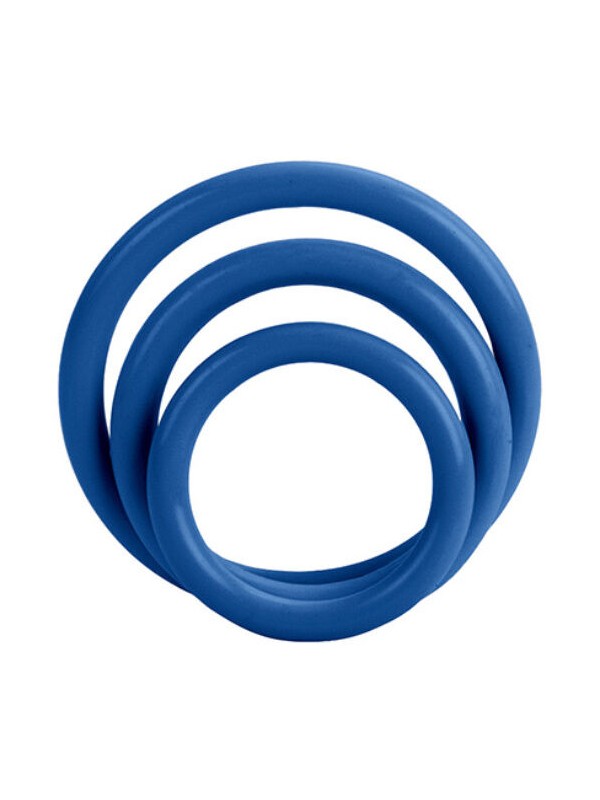 CALEXOTICS SET TRES ANILLAS AZUL ERECCION