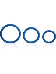 CALEXOTICS SET TRES ANILLAS AZUL ERECCION