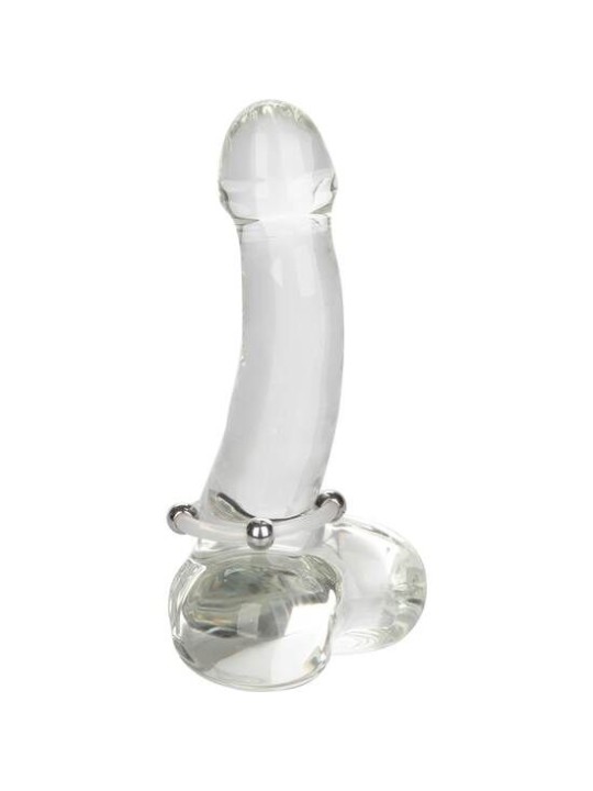 CALEXOTICS ANILLO DE SILICONA CON CUENTAS DE ACERO TALLA L