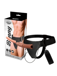 HARNESS ATTRACTION ARNES HUECO BENNY CON VIBRADOR 15 CM O 45 CM