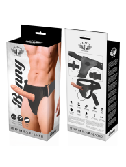 HARNESS ATTRACTION ARNES HUECO BENNY CON VIBRADOR 15 CM O 45 CM
