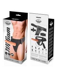 HARNESS ATTRACTION ARNES HUECO WILLIAN CON VIBRADOR 17 CM O 45 CM