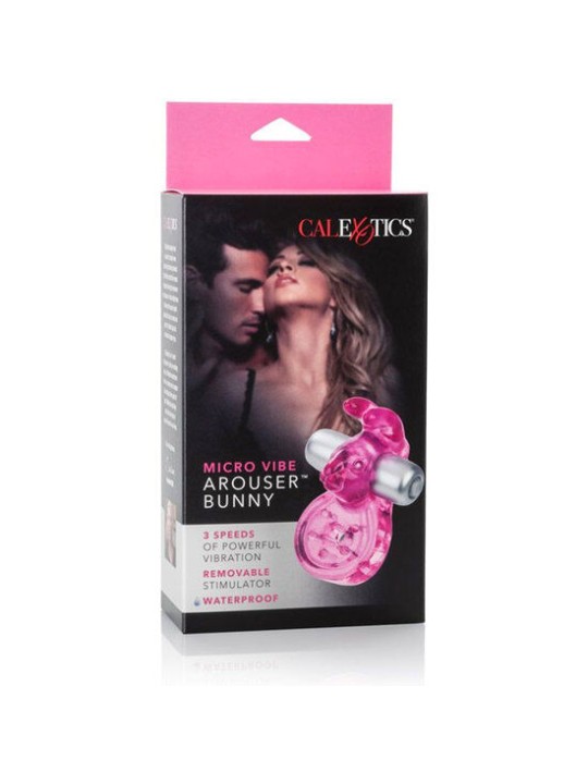 CALEXOTICS MICRO VIBE AROUSER BUNNY ANILLO VIBRADOR ROSA