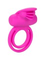 CALEXOTICS DUAL CLIT FLICKER ENHANCER DOBLE ANILLO VIBRADOR DE SILICONA ROSA