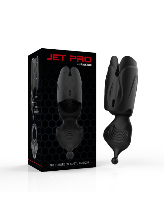 JAMYJOB MASTURBADOR STROKER VIBRADOR 2 MOTORES