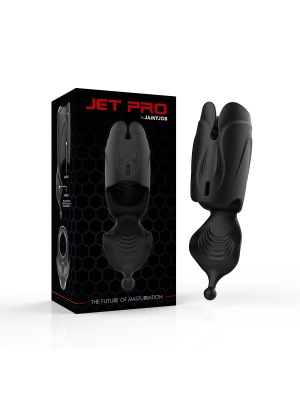 JAMYJOB MASTURBADOR STROKER VIBRADOR 2 MOTORES