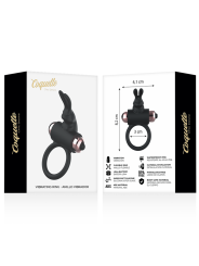 COQUETTE CHIC DESIRE COCK RING ANILLO VIBRADOR NEGRO GOLD