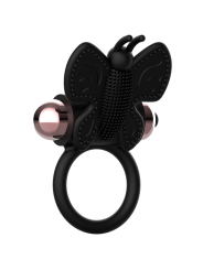 COQUETTE CHIC DESIRE COCK RING BUTTERFLY ANILLO VIBRADOR NEGRO GOLD