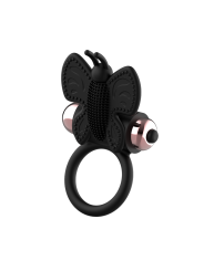 COQUETTE CHIC DESIRE COCK RING BUTTERFLY ANILLO VIBRADOR NEGRO GOLD