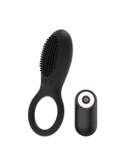 COQUETTE CHIC DESIRE ANILLO VIBRADOR CONTROL REMOTO RECARGABLE NEGRO GOLD