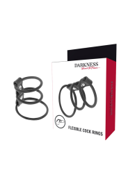 DARKNESS SET DE 3 ANILLAS PENE FLEXIBLE