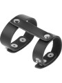 DARKNESS ANILLO PENE Y TESTICULOS AJUSTABLE LEATHER