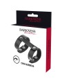 DARKNESS ANILLO PENE Y TESTICULOS AJUSTABLE LEATHER