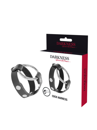 DARKNESS ANILLO PARA PENE Y TESTICULOS BDSM