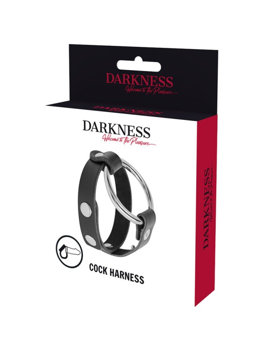 DARKNESS ANILLO PARA PENE Y TESTICULOS BDSM