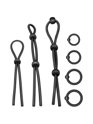 ADDICTED TOYS KIT DE 7 ANILLAS SILICONA FLEXIBLE