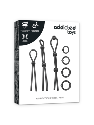 ADDICTED TOYS KIT DE 7 ANILLAS SILICONA FLEXIBLE