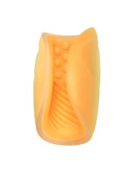 CALEXOTICS BEADED GRIP MASTURBADOR TEXTURADO NARANJA