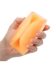 CALEXOTICS BEADED GRIP MASTURBADOR TEXTURADO NARANJA