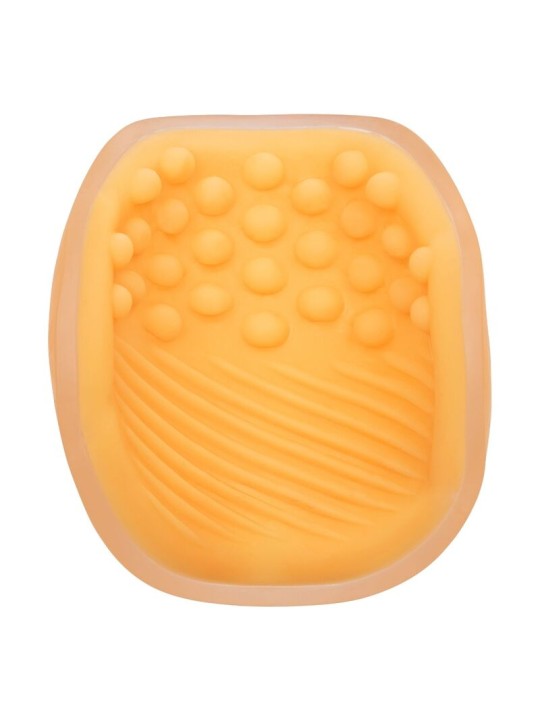 CALEXOTICS BEADED GRIP MASTURBADOR TEXTURADO NARANJA