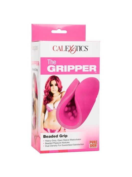 CALEXOTICS BEADED GRIP MASTURBADOR TEXTURADO