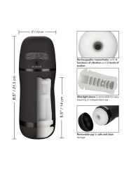 CALEXOTICS OPTIMUM POWER MASTURBADOR CON VIBRACION Y ONDAS ESTIMULADORAS