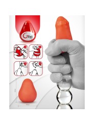 G VIBE HUEVO MASTURBADOR TEXTURADO REUTILIZABLE ROJO