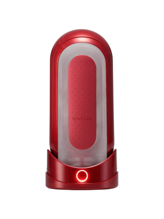 TENGA FLIP 0 ZERO ROJO CON CALENTADOR
