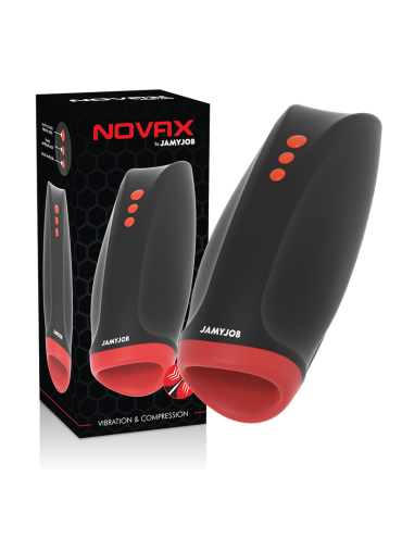 JAMYJOB NOVAX MASTURBADOR CON VIBRACION Y COMPRESION