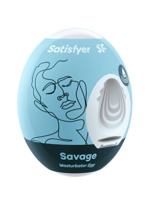 SATISFYER SAVAGE HUEVO MASTURBADOR