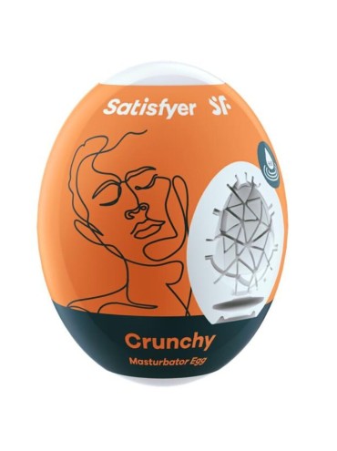 SATISFYER CRUNCHY HUEVO MASTURBADOR