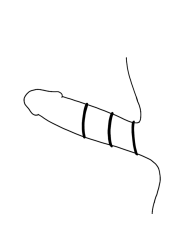 OHMAMA SET 3 ANILLOS DE SILICONA NEGRO