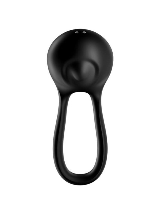 SATISFYER MAJESTIC DUO ANILLO VIBRADOR NEGRO