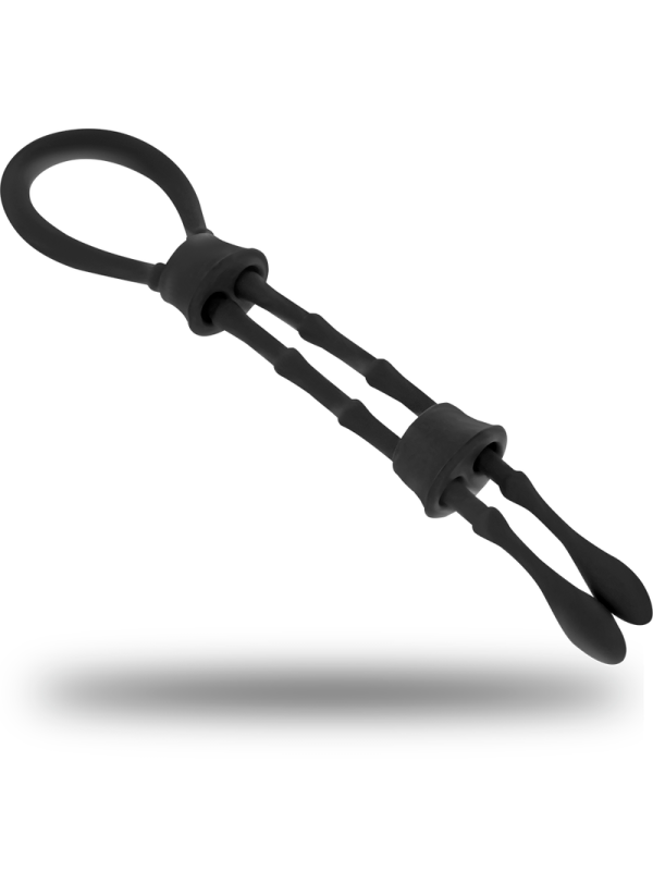 OHMAMA FETISH CUERDA ANILLO PARA PENE Y TESTICULOS SILICONA