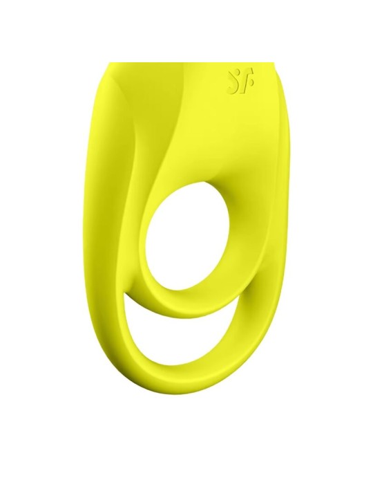 SATISFYER SPECTACULAR DUO ANILLO VIBRADOR AMARILLO