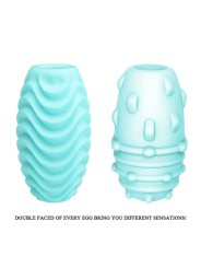 PRETTY LOVE HUEVO MASTURBADOR DOBLE CARA TURQUESA