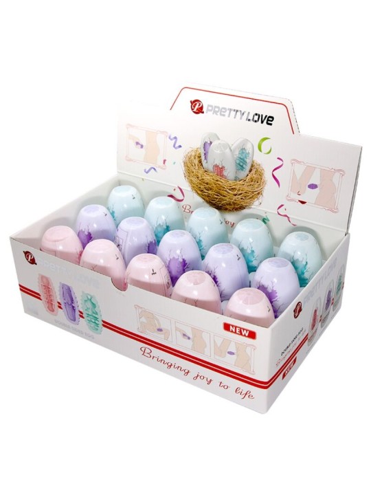 PRETTY LOVE HUEVO MASTURBADOR DOBLE CARA 15 UDS