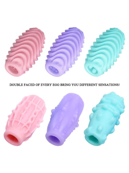 PRETTY LOVE HUEVO MASTURBADOR DOBLE CARA 15 UDS